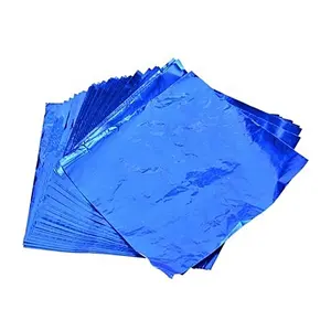 สีที่กำหนดเองกระดาษห่อช็อคโกแลตอลูมิเนียมฟอยล์ลามิเนตกระดาษโรงงาน