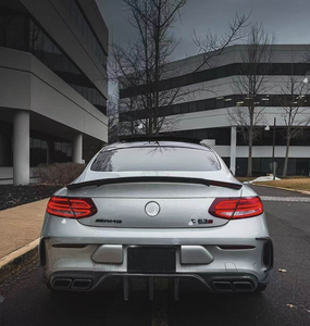 Spoiler Bagasi Belakang Serat Karbon Berkualitas Tinggi Model B untuk Mercedes C205 W205 C Class 2 Pintu - Product Image 3
