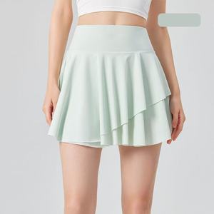 Jupes de tennis et de golf taille haute pour femmes Short intérieur respirant avec logo et poche avant pour les sports athlétiques-Pickleball Running Plus - Product Image 6