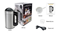 Machine à lait de soja multifonctionnelle, machine à soupe pour la maison, pour la cuisine, en acier inoxydable, extracteur de lait végétalien