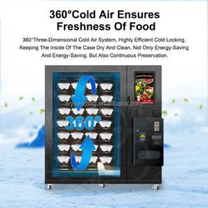 Máquina Expendedora de Alimentos Calientes y Fríos Totalmente Automática que Funciona con Monedas, Máquinas de Autoservicio - Product Image 3