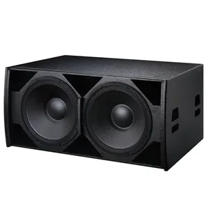 passive / active dual 18 inch subwoofer bass speakers 1600watt indoor sub