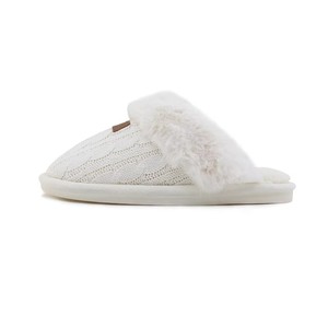 Venta caliente invierno cálido cassimere tejido interior zapatillas felpa hogar/casa mujeres zapatillas para mujer - Product Image 5