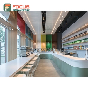 Contemporary Coffee Display Rack Syrup Bottle Shelf Matte Black Cafe Product Display Rack - Product Image 4