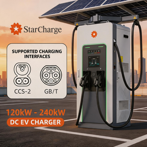 สถานีชาร์จแบบติดตั้งบนพื้นระบบ DIN70121 120kW-180kW พลังงานสูง V5ไทเทเนียม CE - Product Image 1