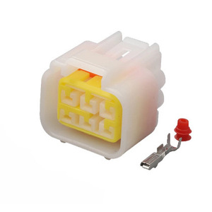 Conector Automotriz de 6 Pines Macho, Impermeable, de Plástico IP20, para Cableado Automotriz - Product Image 2