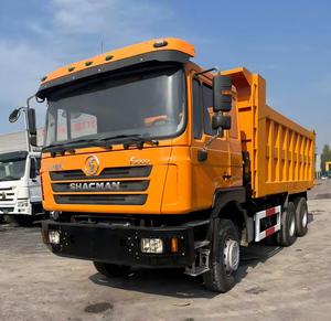 Camion benne poids lourd Shacman F3000 6x4 d'occasion, 371HP 380HP, diesel, pour l'exploitation minière, la construction et le transport - Product Image 1
