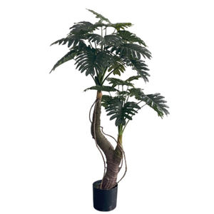 Hogar interior diferente 150cm nuevo estilo producto realista Interior Exterior Tropical Philodendron Schott árbol plantas artificiales - Product Image 1