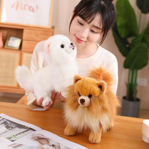 <span class=keywords><strong>Peluche</strong></span> de Perro <span class=keywords><strong>Pomerania</strong></span> Realista de Alta Calidad, Juguete de <span class=keywords><strong>Peluche</strong></span> Divertido - Product Image 2