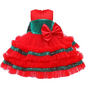 Vestidos de Encaje para Niñas, para Fiestas, Bodas, Navidad, al por Mayor, HP KGCD-010 - Product Image 3