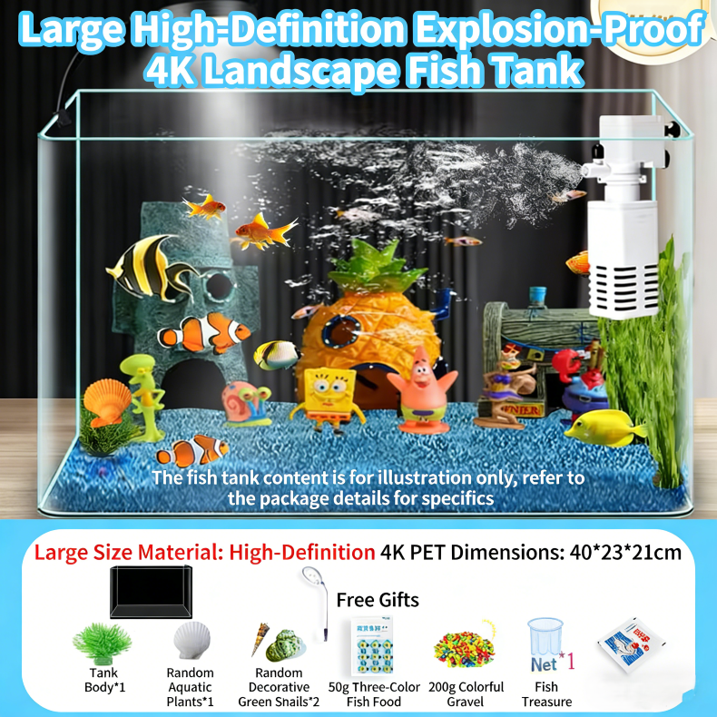 Large fish tank feeding package-lamp