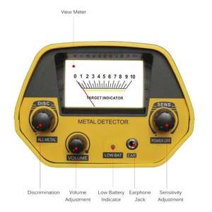 جهاز GTX5030 الأفضل لكشف المعادن والذهب والكنوز تحت الأرض، مجموعة احترافية للكشف عن المعادن مزودة بمستشعر ثلاثي الأبعاد - Product Image 4