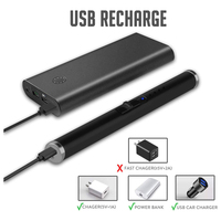 Briquets électroniques rechargeables coupe-vent sans flamme Briquet à bougie électrique Usb rechargeable à l'arc plasma