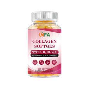 Cápsulas de Colágeno Más Vendidas, Fortalecen el Cabello con Ácido Hialurónico y Vitamina C, Cápsulas Blandas de Colágeno que Aumentan la Elasticidad de la Piel - Product Image 1