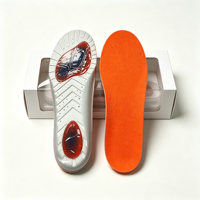 Semelles intérieures de sport en gel EVA absorbant les chocs, confortables, écologiques, inserts de chaussures amortissants pour les activités de plein air, hommes et femmes