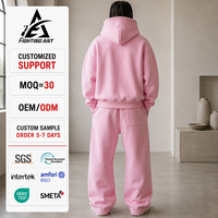 Ensemble sweat à capuche et jogging ODM OEM pour homme, 500 GSM, poids lourd, deux pièces, fabricant streetwear, vente en gros