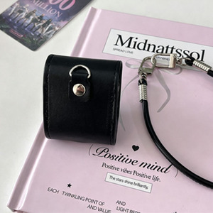 Étui de protection antichoc Zenos Ins Style en cuir noir écologique avec sangle de maintien et décor étoile, anti-perte, pour designers - Product Image 5