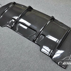 สปอยเลอร์ลิ้นกันชนหลังคาร์บอนไฟเบอร์ทรง PSM สำหรับ Mercedes Benz C Class W205 C63 - Product Image 4