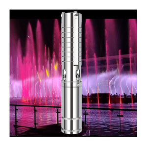 Bomba de agua sumergible de acero inoxidable de 24 V, bomba de riego solar de bajo consumo para jardín y piedra, con características OEM - Product Image 1