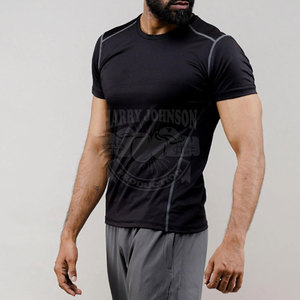 Camisetas de Gimnasio de Color Sólido Cómodas y Transpirables, Camisetas con Logotipo Personalizado de la Mejor Calidad, Precio al por Mayor, Camisetas de Gimnasio para Hombre - Product Image 6