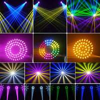 AMG Mini 295W Sharpy Beam Moving Head Light White LED DMX512 Control Stage DJ Concert CRI 95 20000 Lumens IP20 50000h