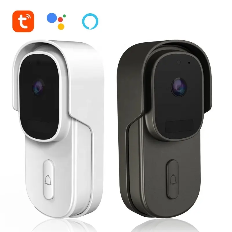 Amazon Top Seller Night Vision Wholesale Custom Tuya Smart Wifi AI Doorbells Wireless Ring Door Bell Camera Video Doorbell