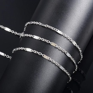 Collier en acier inoxydable Yadreva, chaîne fine faite à la main pour homme et femme, fournitures de fabrication de bijoux - Product Image 3
