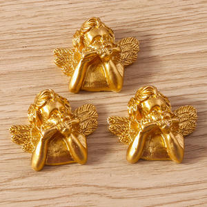 Weny, 10 piezas por paquete: Nuevo colgante de joyería mixta con diseño de violín dorado <span class=keywords><strong>y</strong></span> soporte para la barbilla - Product Image 3