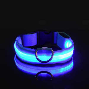 <span class=keywords><strong>Collar</strong></span> LED Ajustable de Alta Luminosidad para Perros con Función de Seguridad Antipérdida Iluminada para Paseos Nocturnos (Material de Poliéster) - Product Image 2
