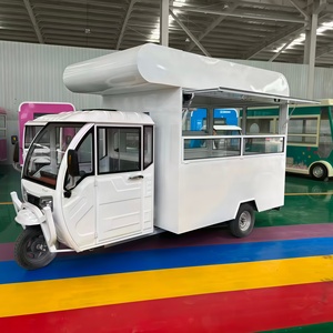 Carrito <span class=keywords><strong>de</strong></span> Comida Móvil <span class=keywords><strong>de</strong></span> Estilo Europeo Hecho a Medida, Triciclo con Triple Eje, Certificado CE, para Dulces, Helados, Comida Rápida 'Milk Taxi' - Product Image 3