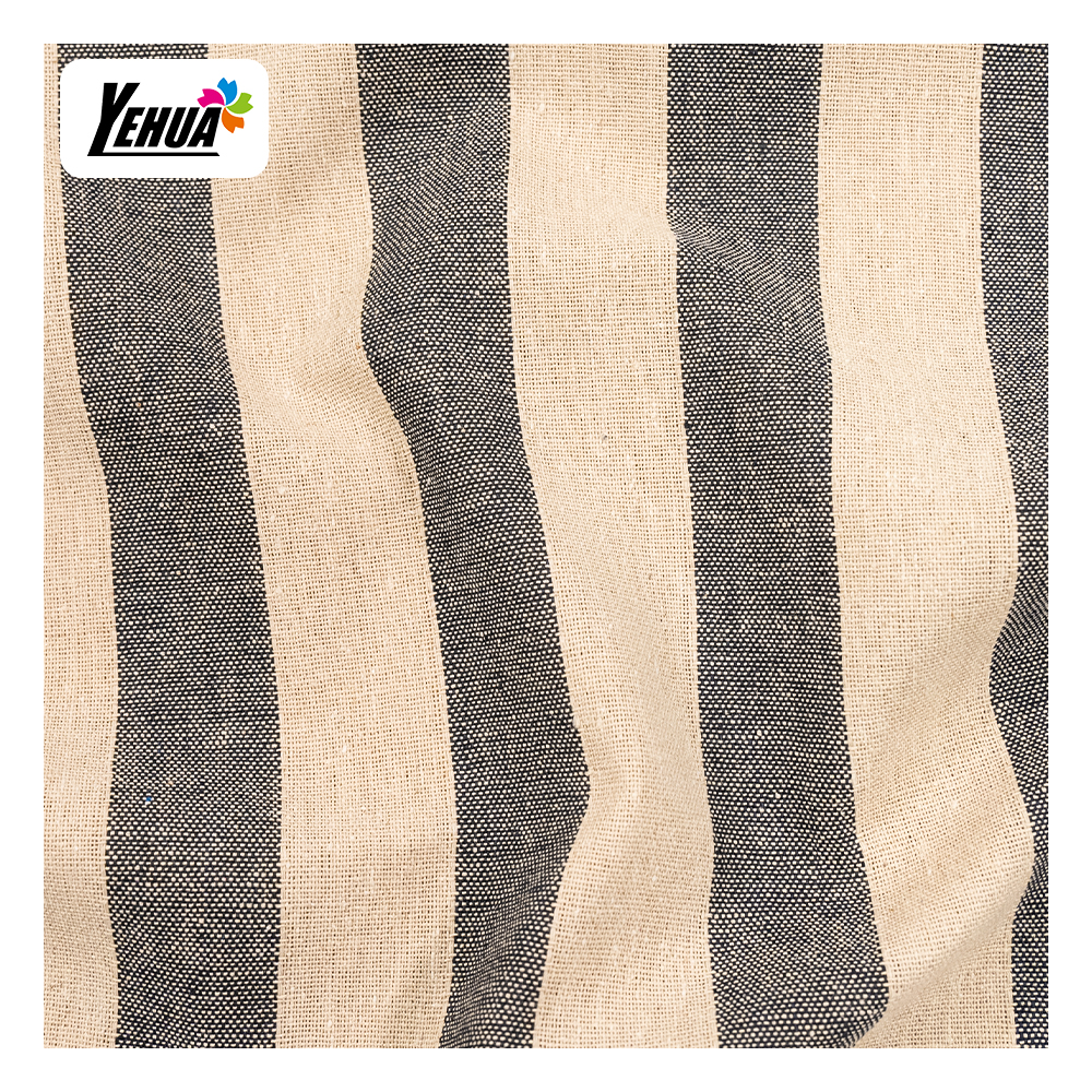 Wholesale Soft Quality Yarn Dyed Woven Organic Viscose Linen Blend Plain Rayon/linen Fabric