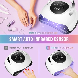 Lampe à ongles professionnelle Sun X9 MAX 57 UV LED avec 4 minuteurs, capteur automatique, 12W, équipement en plastique pour vernis gel - Product Image 4