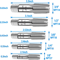 Tap HSS Straight Flute ST Metrik STI untuk Pemasangan Ulir Kawat