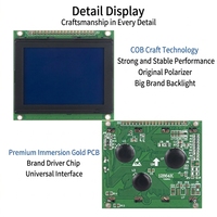 Module LCD graphique HUIJING 128x64 de haute qualité, affichage parallèle 8 bits, technologie COB, nouvelle génération d'affichage STN, rétroéclairage LED
