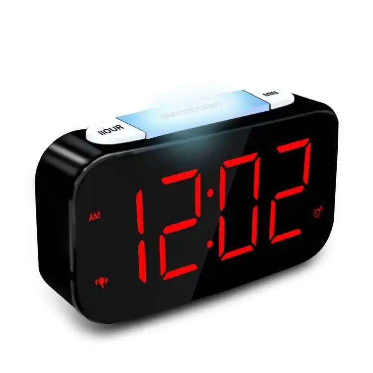 Multifunctional Digital Alarm Clock Deaf And Hard Of Hearing Full Range Dimmer Shaker Wake Alarm Clock