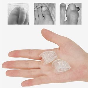 Séparateur d'orteils magnétique en plastique transparent, orthèse ajustable pour l'alignement des orteils et le soulagement du confort - Product Image 3