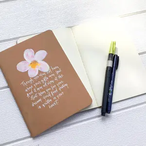 Notebook Printing Wholesales A6 Plain Recycled Paper Notepad Daily Notebook