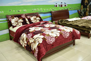 ชุดผ้าคลุมเตียงโพลีเอสเตอร์100% นุ่มพิเศษกันน้ำลายนูนขนมิงค์เป็นมิตรกับสิ่งแวดล้อมชุดเครื่องนอนถักเย็นสไตล์เกาหลี4ชิ้นสำหรับโรงแรม - Product Image 3