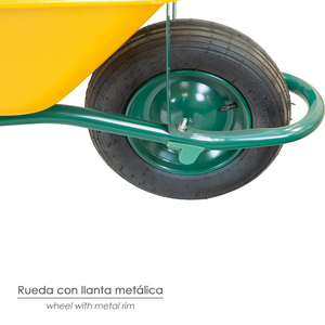 Carriola da Costruzione in Metallo Giallo Smontabile - Product Image 5
