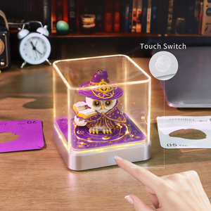 Blocco Note 3D Magic Summoner, Calendario da Scrivania, Decorazione con Gufo Magico, Cancelleria con Animali Carini, Regalo <span class=keywords><strong>di</strong></span> Compleanno e Natale per Amici - Product Image 4