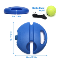 Entraîneur de tennis portable personnalisé, équipement d'entraînement à la frappe de balle de rebond pour l'auto-apprentissage, équipement d'entraînement en plastique