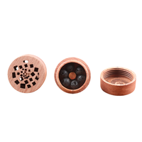 Diffuseur de parfum pour voiture Teenyear en bois, mini clip aromathérapie en bois de rose sculpté, ornement parfumé pour grille d'aération, huile essentielle personnalisée