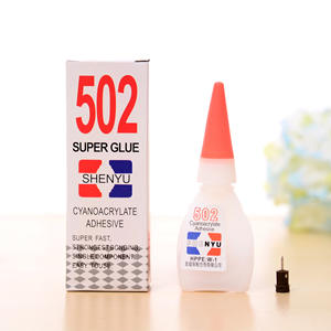 Colle super forte Shenyu 502 8g, adhésif cyanoacrylate, collage instantané et puissant pour la réparation de chaussures et de fournitures de bureau - Product Image 3