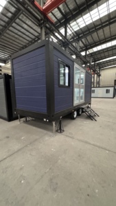 Casa Contenedor Portátil de Acero de Alta Calidad en Oferta, Estructura Plana para Oficina, Dormitorio, Campamento al Aire Libre - Product Image 5