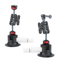 Support à ventouse à pompe portable et réutilisable Poyinco pour caméras d'action