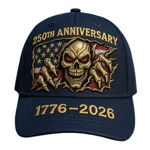 Gorra Conmemorativa del 250 Aniversario de la Independencia Americana para <span class=keywords><strong>Hombre</strong></span>, 1776-2026, con Protección Solar, Estilo Béisbol - Product Image 5