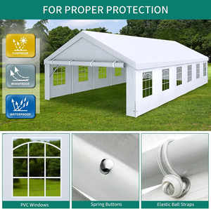 Cấu trúc nhôm ngoài trời sử dụng lều triển lãm thương mại trắng cho sự kiện thương mại Lều đám cưới màu trắng sang trọng - Product Image 5