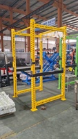 Offre Spéciale : Cage de Musculation pour Gymnastique à Domicile avec Soutien pour les Jambes et le Dos, Support de Squat Réglable pour Entraînement avec Poids