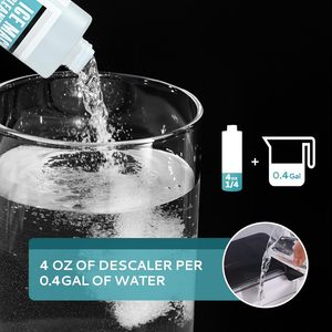 Nettoyant et détartrant pour machine à glaçons EUHOMY, 32 fl oz, 8 utilisations, solution universelle pour toutes les machines à glaçons - Product Image 4