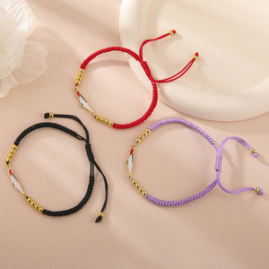 ขายส่งกำไลข้อมือแฟชั่นสแตนเลส 316L ชุบทอง 14k 18k ลายแผนที่ปาเลสไตน์ ปรับขนาดได้สำหรับผู้หญิง - Product Image 1